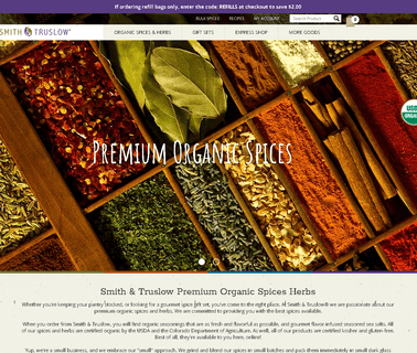 Smith & Truslow Organic Freshly Ground Spices