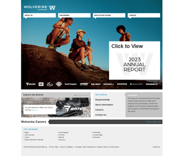 Wolverine Boots and Shoes Since 1883