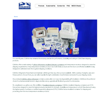 Gel Ice, Insulated Shipping Conta